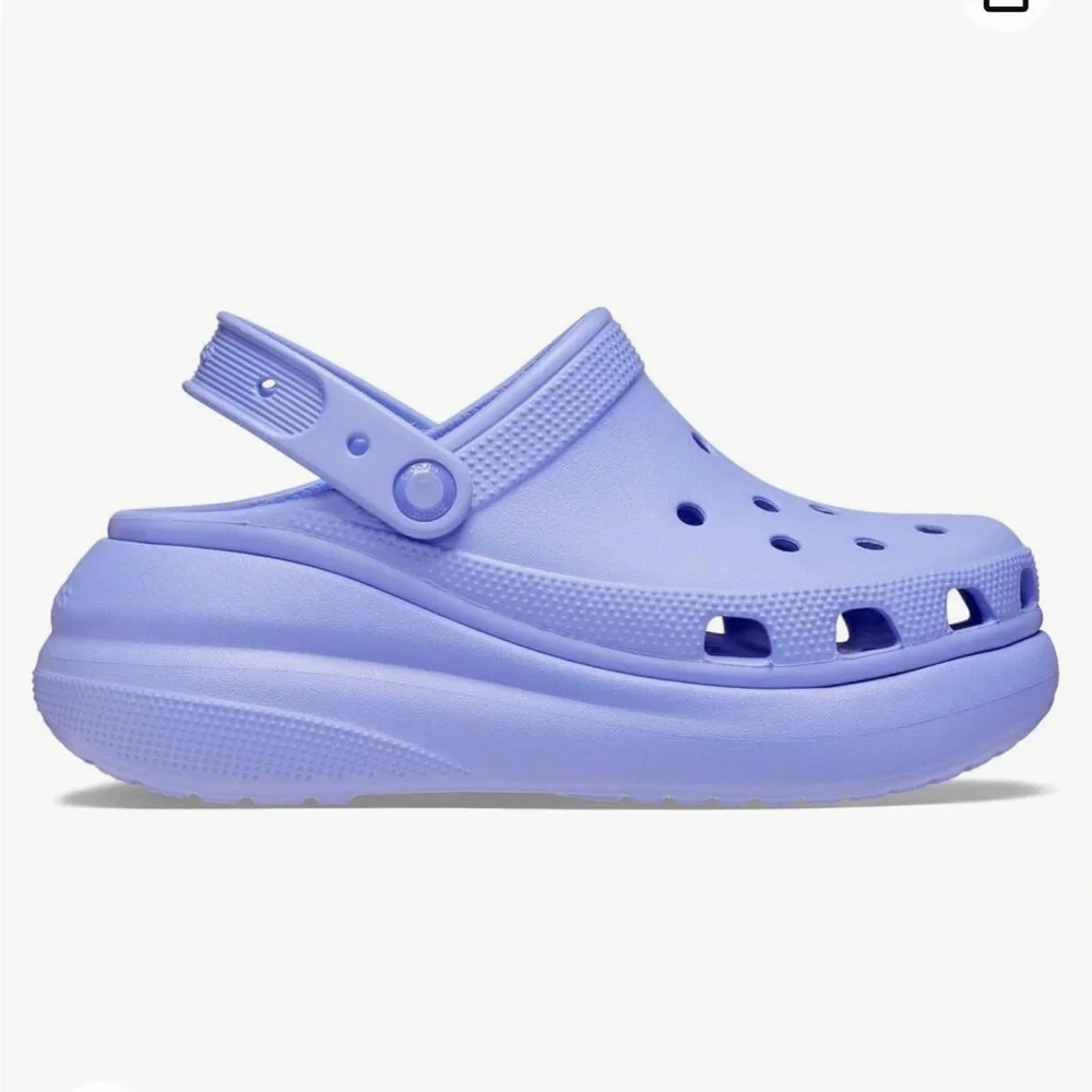 Brand new never worn purple platform crocs - Picture 2 of 4